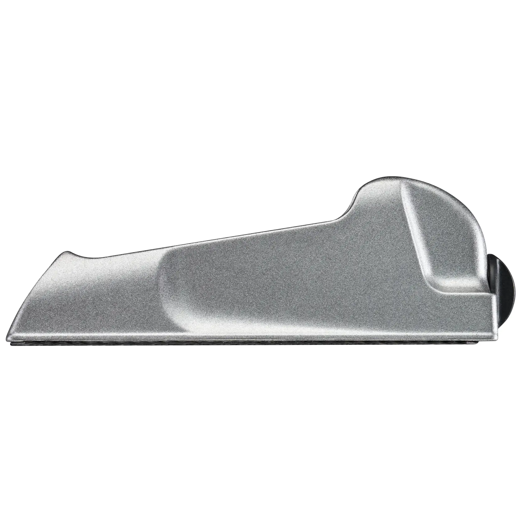 STANLEY 5-21-399 metal surform plane, side angle, silver body, for shaping and smoothing surfaces.
