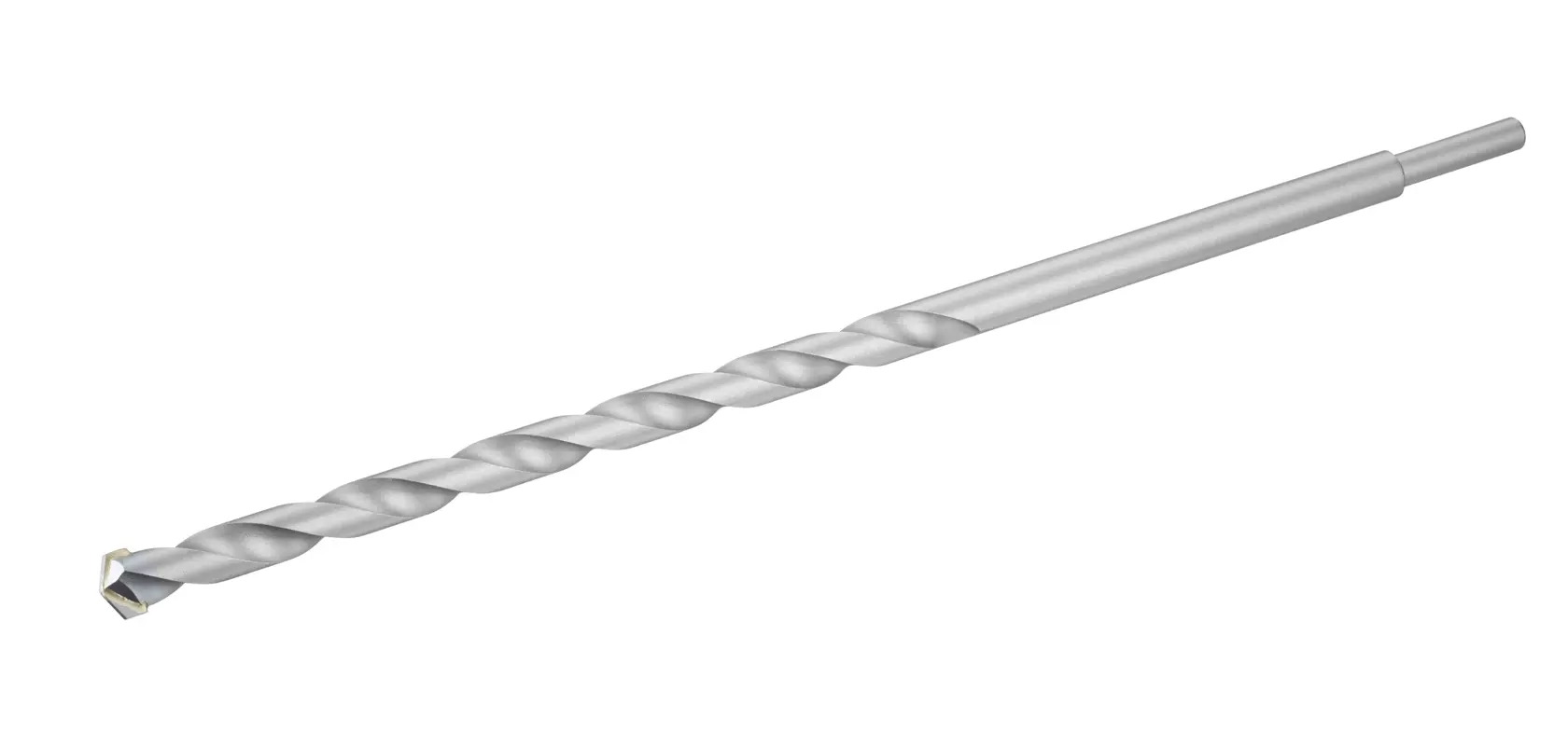 STANLEY STA53190 masonry drill bit, silver finish, photographed at an angled side view on white background.